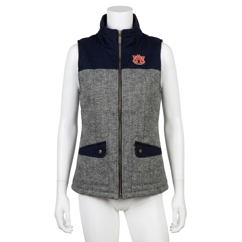 NEW GAMEDAY COUTURE auburn university prep for it vest in grey